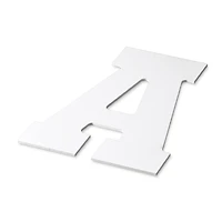 13" White MDF Uppercase Letter by Make Market