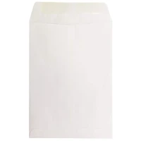 JAM Paper 7.5" x 10.5" White Open End Catalog Commercial Envelopes