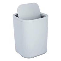 Bath Bliss Gray Acrylic 8L Waste Bin