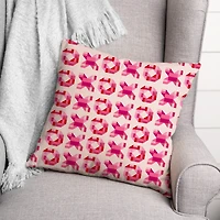 XOXO Quilt Valentine's Day Throw Pillow
