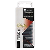 Manuscript Calligraphy Pen Ink Cartridges, Black