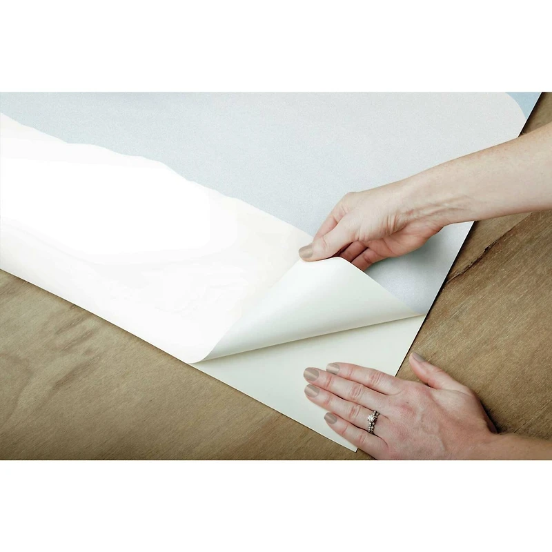 Wanderlust Blue Peel & Stick Mural