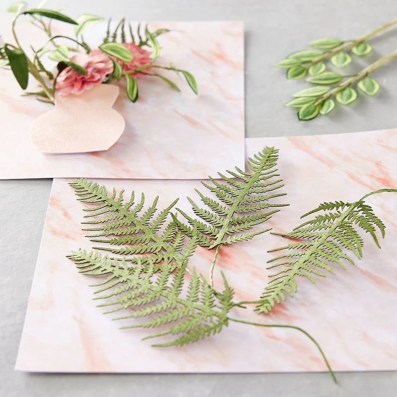 Green Paper Fern Embellishments by Recollections™