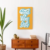 Good Vibes Only Canvas Wall Art