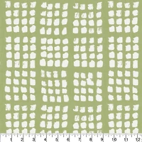Pkl Studio Sage Grid Cotton Home Décor Fabric