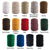 John Bead 6mm Braided Macramé Cord