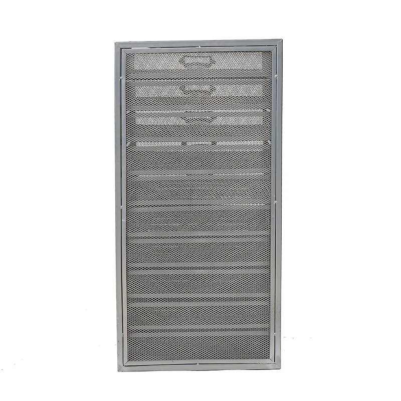 Mind Reader Silver 10-Compartment Mesh Desk Organizer
