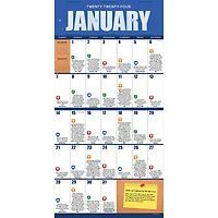 TF Publishing 2024 Sports Facts & Trivia Wall Calendar