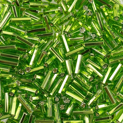 John Bead 6.5mm Czech Glass Bugle Beads