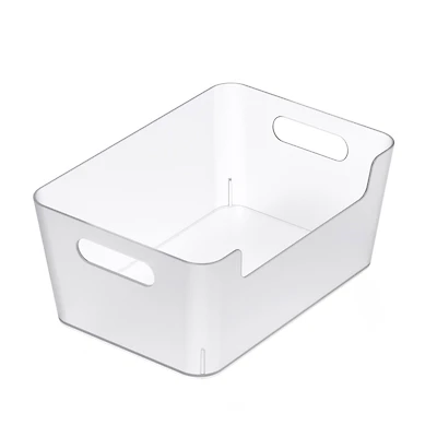 Clear Open Storage Bin by Simply Tidy