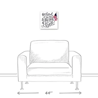 Land of the Free Canvas Wall Art