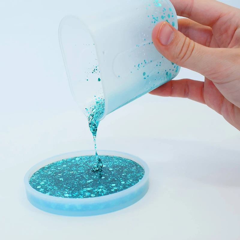 Art 101 Glitter Coaster Resin Kit