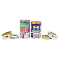12 Packs: 12 ct. (144 total) Happy Birthday Crafting Tape by Recollections™