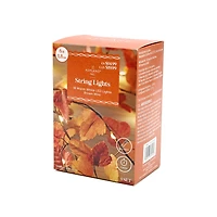 18ct. Warm White LED Brown Maple Leaf String Lights by Ashland®