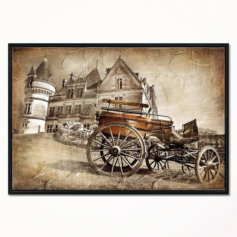 Designart - Medieval Castle with Carriage