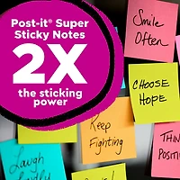 Post-It® Energy Boost Collection Super Sticky Notes