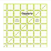 Omnigrip® by Omnigrid® 6.5" x 6.5" Non-Slip Square Quilting Ruler