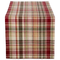 DII® 108" Give Thanks Plaid Table Runner