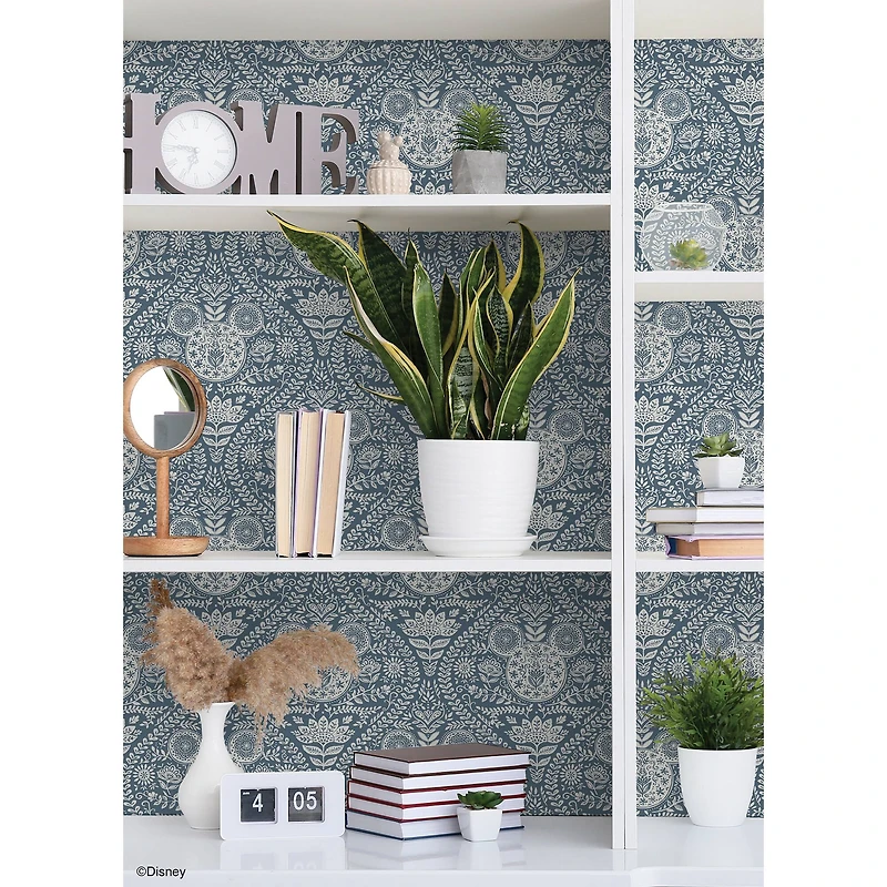 RoomMates Disney® Mickey Mouse Block Print Peel & Stick Wallpaper