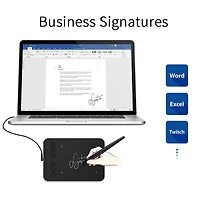 XPPen 4" x 3" Deco mini4 Portable Graphics Drawing Tablet