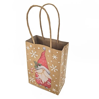 Mini Gnome Kraft Gift Bags, 6ct. by Celebrate It™