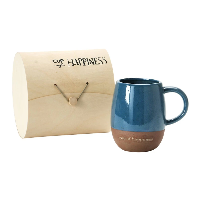 Hello Honey® Stoneware Mug in Wood Box, 8ct.