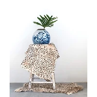Hello Honey® Leopard Print Goat Fur Rug, 24" x 36"