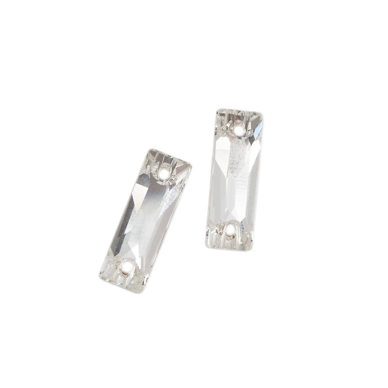 18mm Baguette Sew-On Austrian Crystals by Bead Landing
