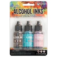 6 Packs: 3 ct. (18 total) Tim Holtz® Alcohol Ink Set, Retro Cafe