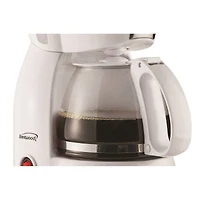 Brentwood 4-Cup White Coffee Maker