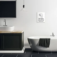 Stupell Industries Funny Limited Supply Bathroom Toilet Paper Home Quote Wood Wall Plaque