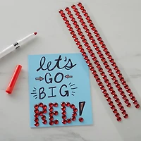 Red Striped Bling Stickers by Recollections™