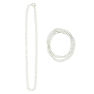 Silver Necklace by Creatology™, 2ct.