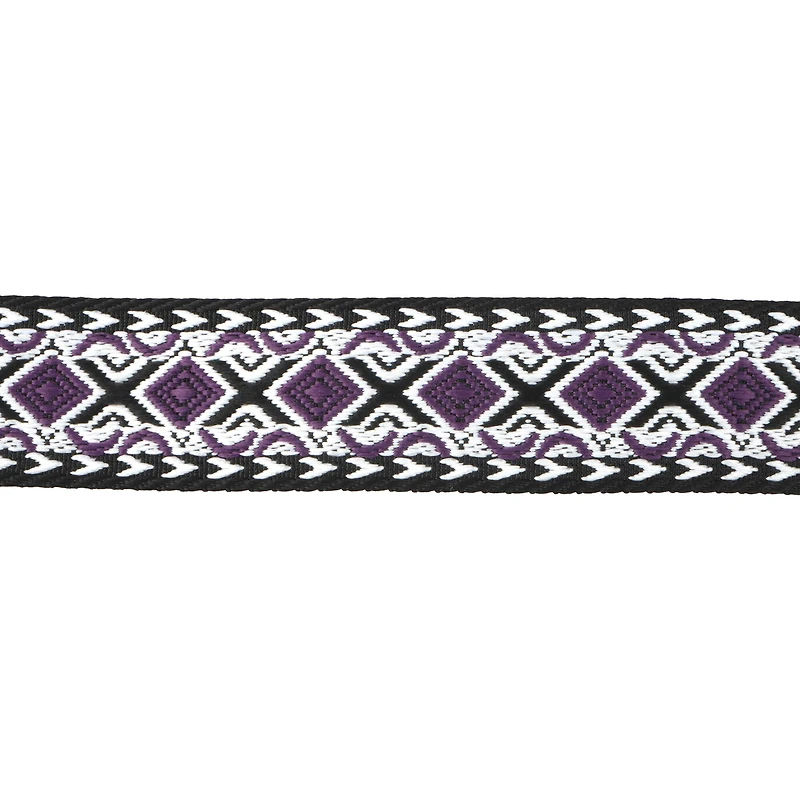 1.5" Black Rhombus Belting Trim by Celebrate It®