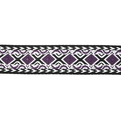 1.5" Black Rhombus Belting Trim by Celebrate It®