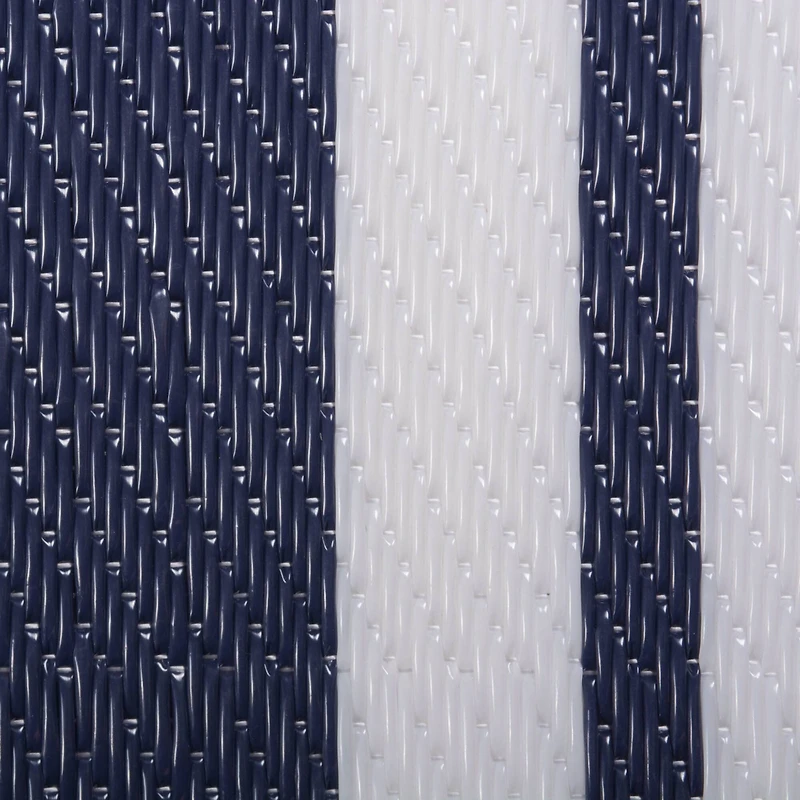 DII® Nautical Blue Multi Stripe Outdoor Rug, 4ft. x 6ft.