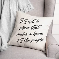 18" x 18" Makes a Home Indoor/Outdoor Throw Pillow