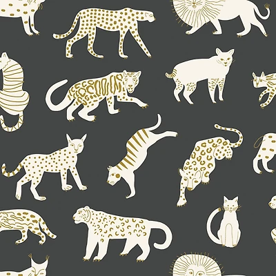 NuWallpaper Leah Duncan Kitty Kitty Peel & Stick Wallpaper