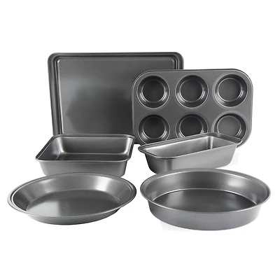 Gibson Home Metallux 6-Piece Bakerware Set