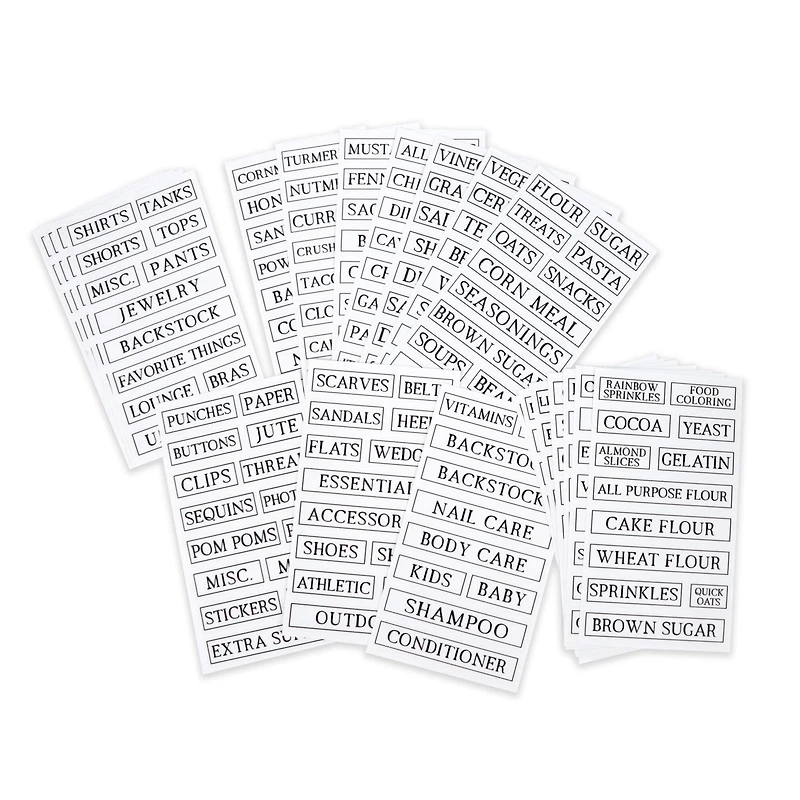 Clear Rectangle Household Label Stickers by Recollections™
