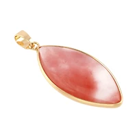 Cherry Quartz Marquise Pendant by Bead Landing™
