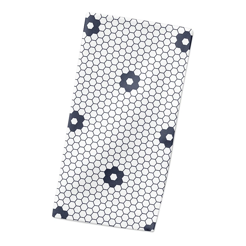 Floral Tile Pattern 10" x 10"  Cotton Twill Napkin