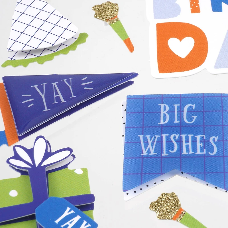 Blue Birthday Boy Stickers by Recollections™