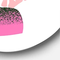 Designart - Geometric Moon & Sun Shapes With Tropical Leaves