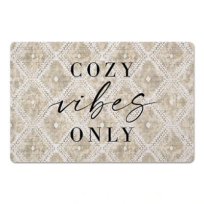 Cozy Vibes Only Floor Mat, 18" x 27"