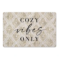 Cozy Vibes Only Floor Mat, 18" x 27"