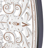 White Wood Farmhouse Geometric Wall Décor Set