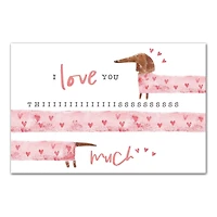 Love You This Much Canvas Wall Art