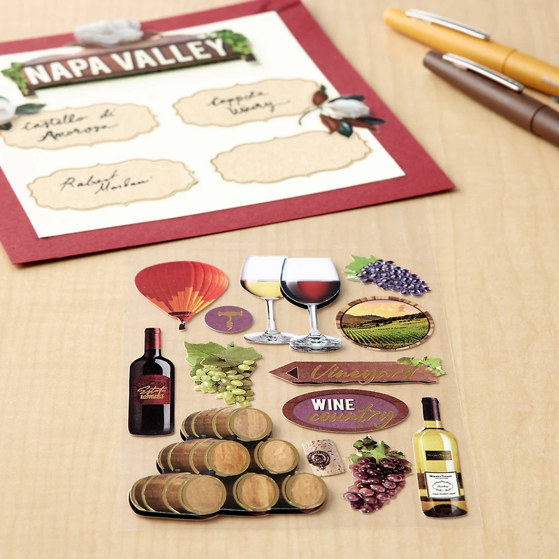 Napa Valley Dimensional Stickers by Recollections™