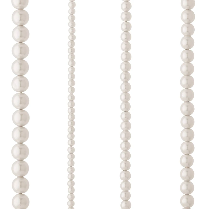 12 Pack: White Pearl Round Beads, 8mm by Bead Landing™